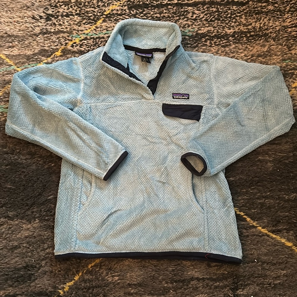 Patagonia Women’s Soft Fleece Pullover Blue